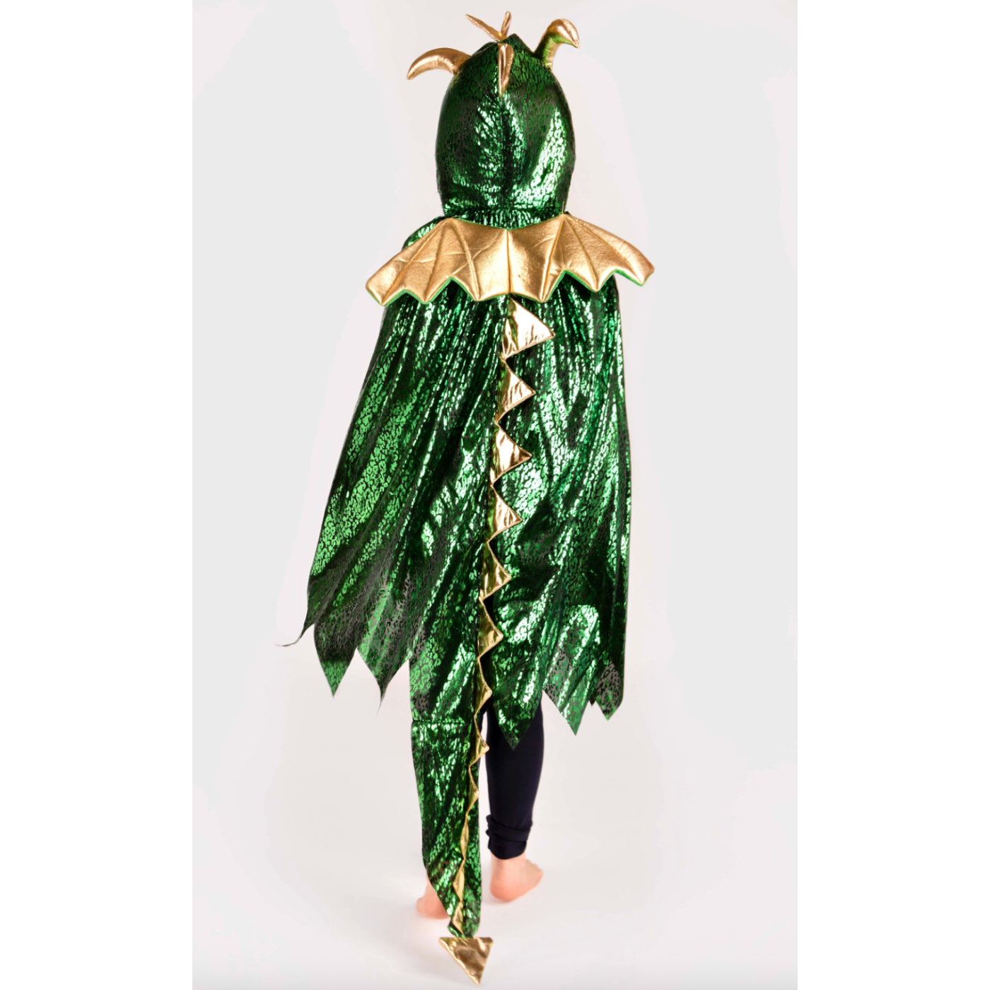 DRAGON COSTUME WITH WINGS GREEN